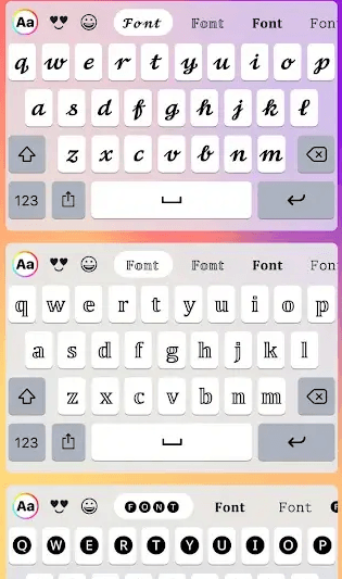 Fonts Keyboard