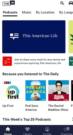 apk tunein radio pro