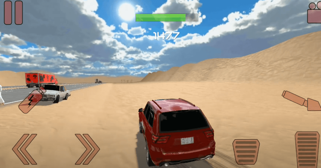 car drifting off highway meme​